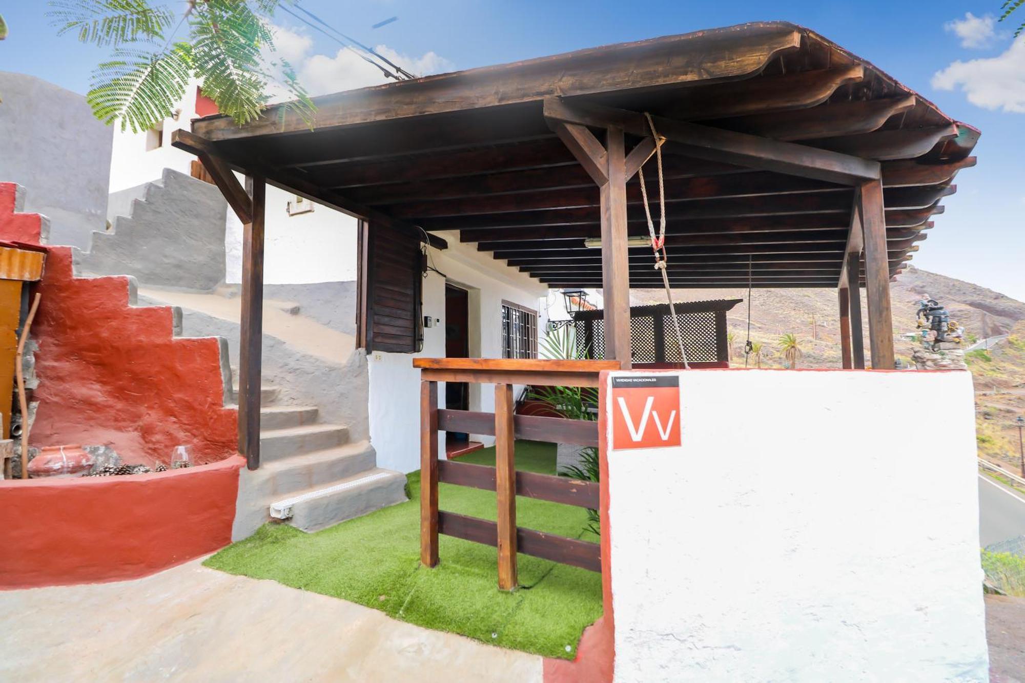 El Risco Double Bed Apart 2-Br Buitenkant foto
